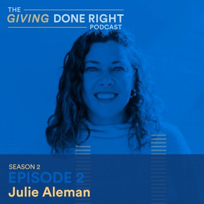 Julie Aleman, major donor and Executive Director of Younger Family Fund